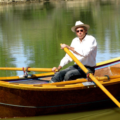 Renny at the oars on the Green River